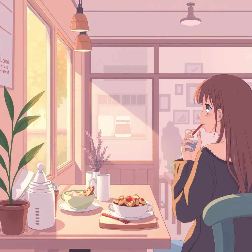 Anime style slice of life example