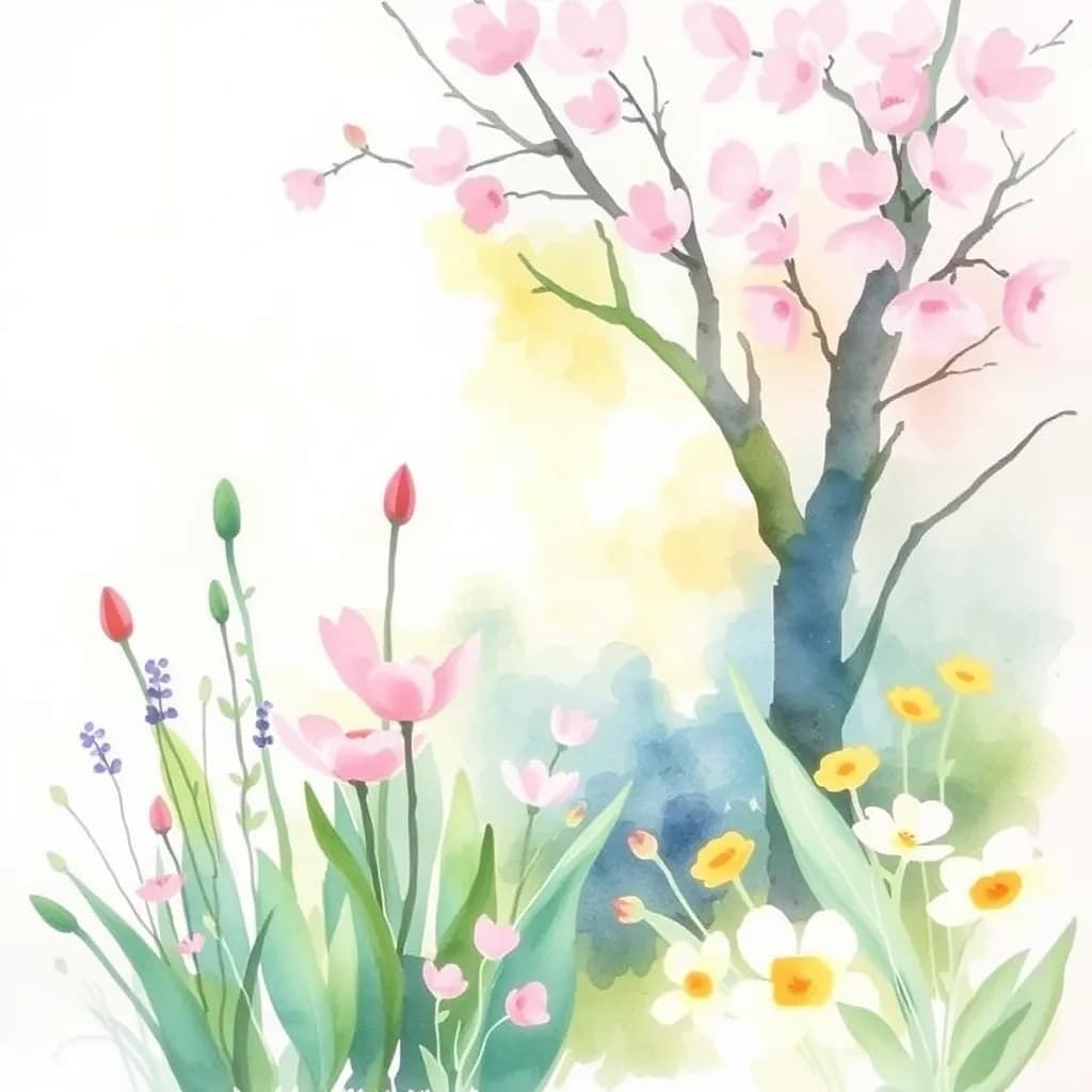 Example of watercolor style