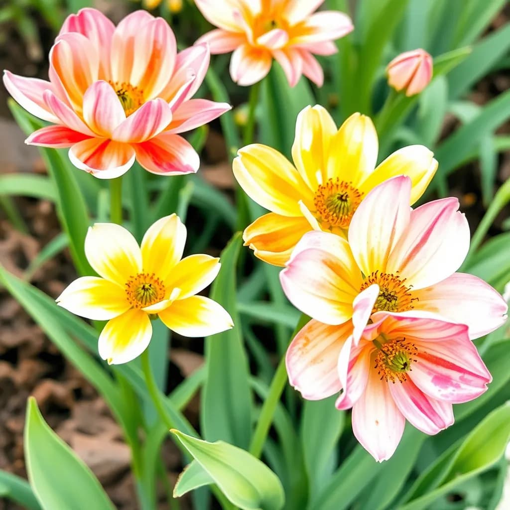 Watercolor flowers example